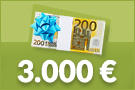 Geld: 3.000 Euro bei winario zu gewinnen! gewinnen