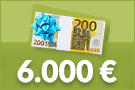 Geld: 6000 Euro bei winario zu gewinnen! gewinnen
